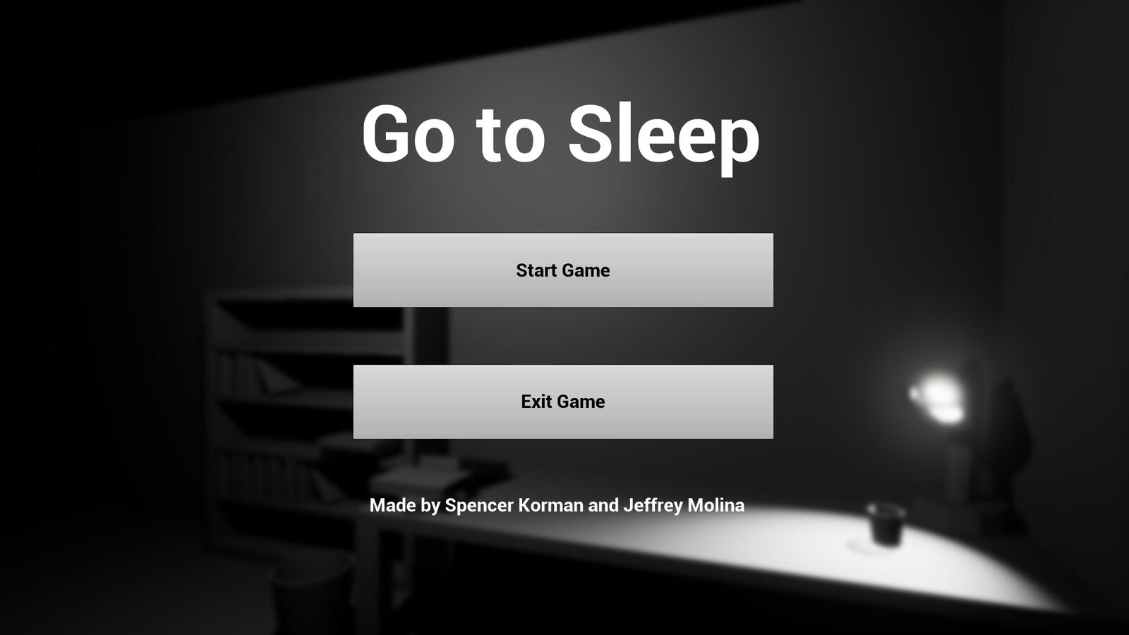 Go to Sleep Main Menu
