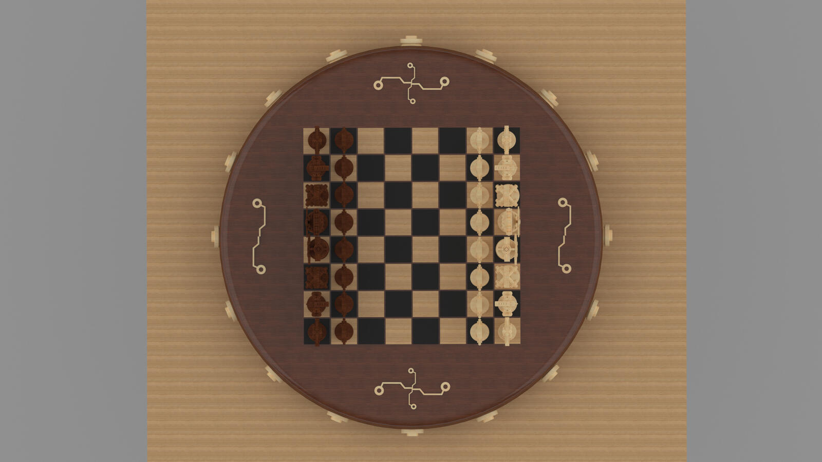 Creating Forms - Chessboard Top View